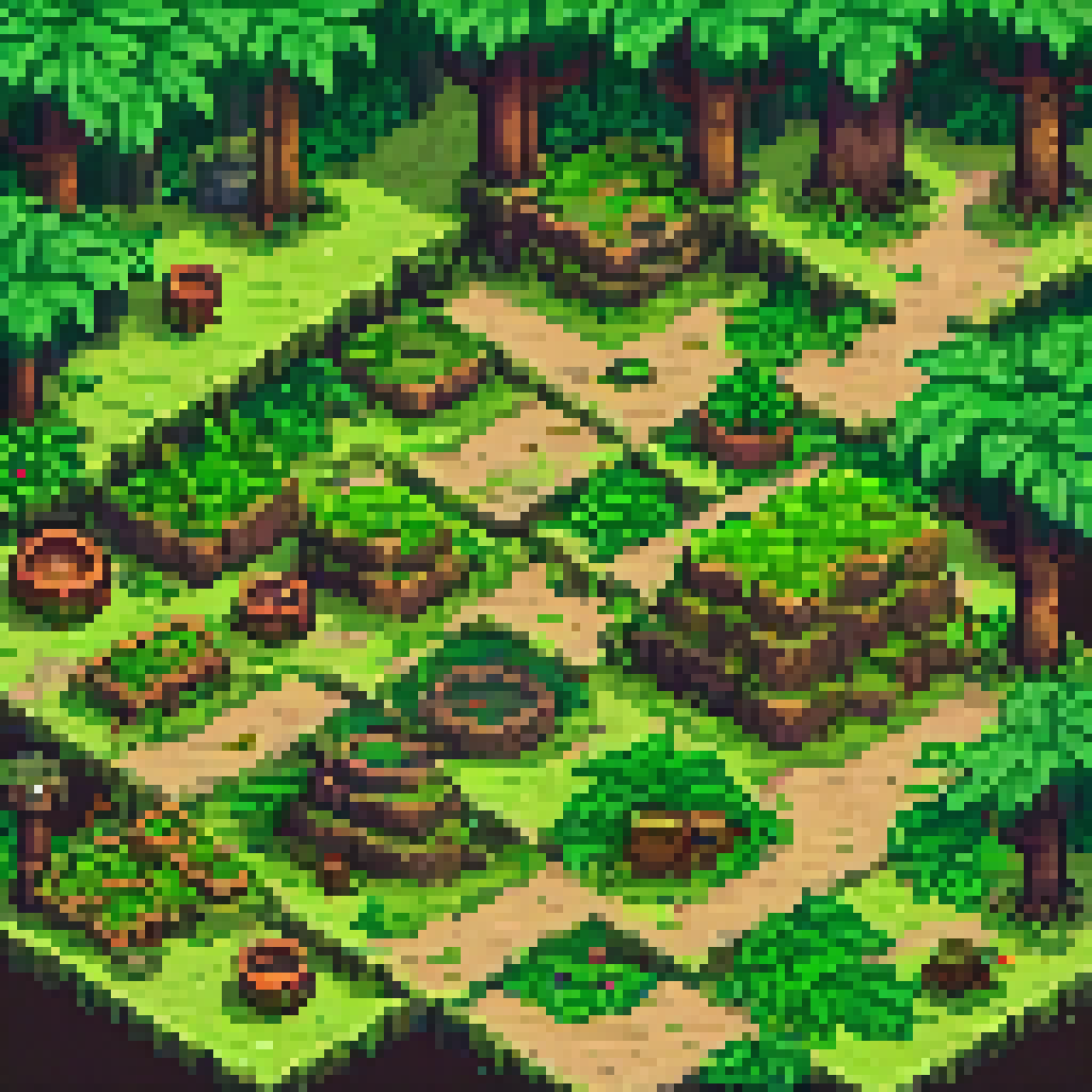 Forest tileset