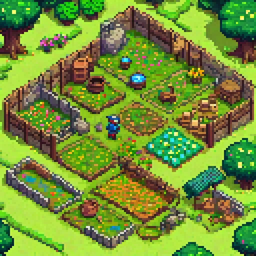 Meadow tileset