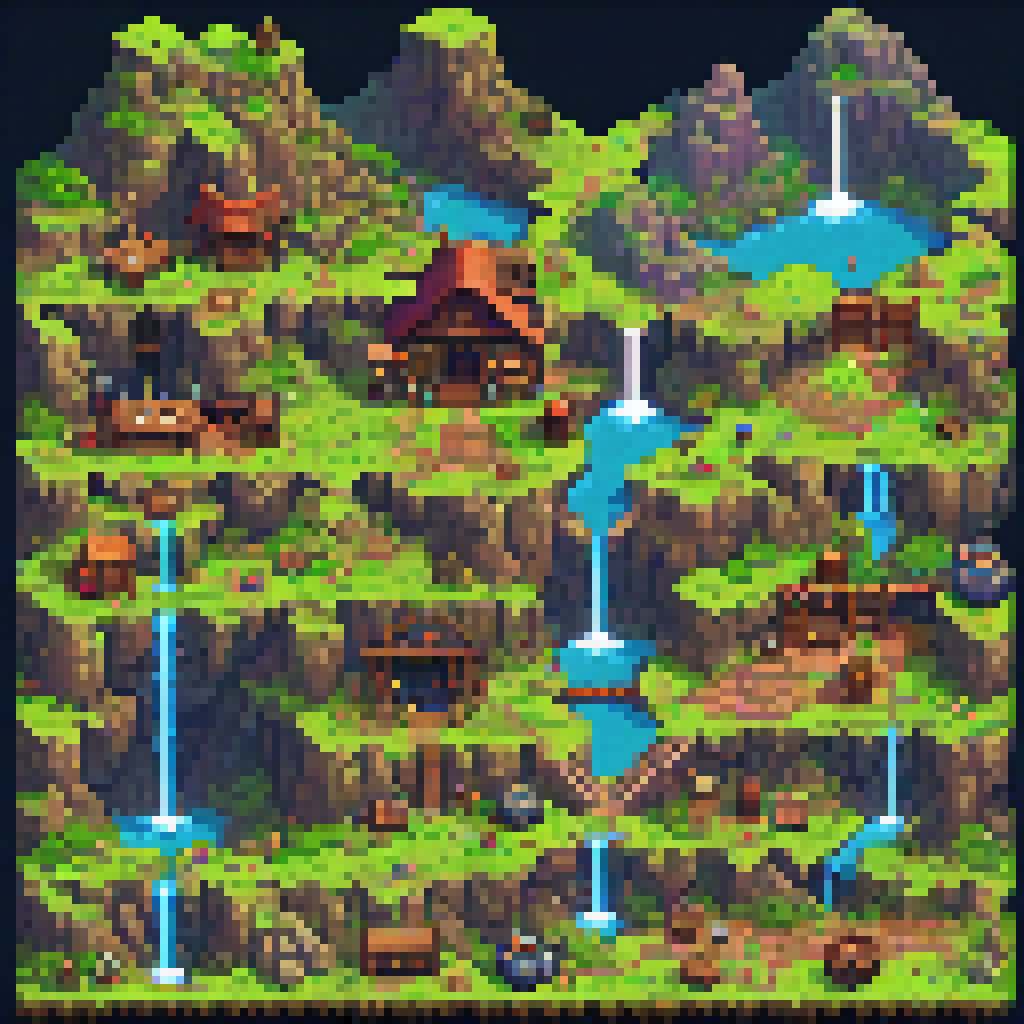 Mountain tileset